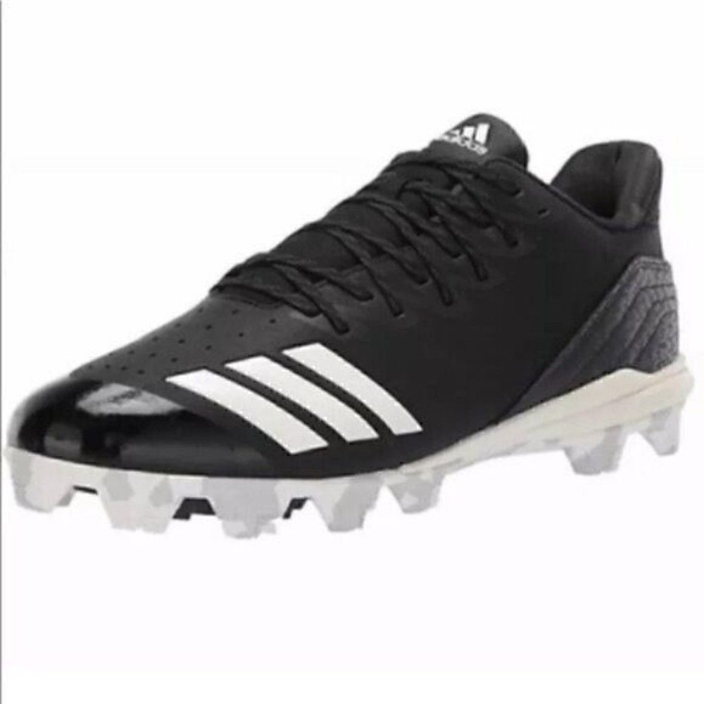 Adidas men’s Icon 4 MD baseball cleats black US16 BoxT